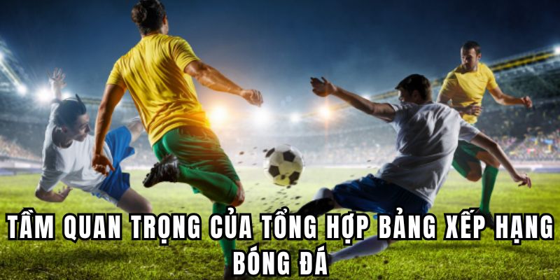 Tầm quan trọng của tổng hợp bảng xếp hạng bóng đá